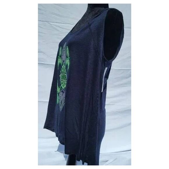Rock 47 Blue Green Tank Top Shirt Women's Medium - Picture 4 of 4